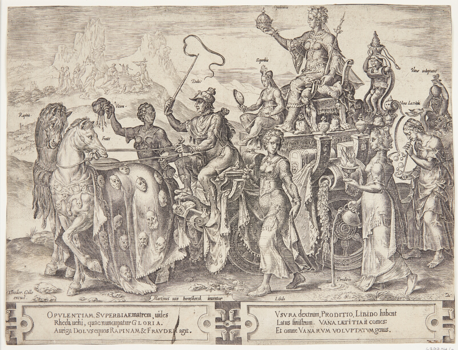Cornelis Cort, Rigdommens triumf