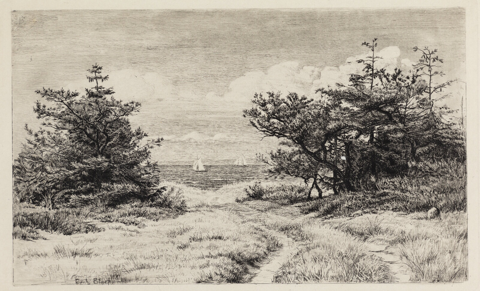 Carl Bloch, Udsigt til Havet