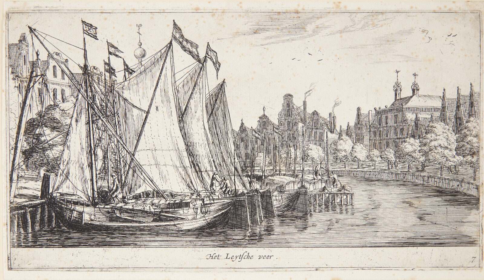 Reinier Zeeman, Færgebåde til Leiden