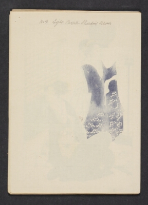 Geishaer forbereder underholdning (aftryk fra lys purpur skyggeblok), Chōbunsai Eishi, 1895-1905