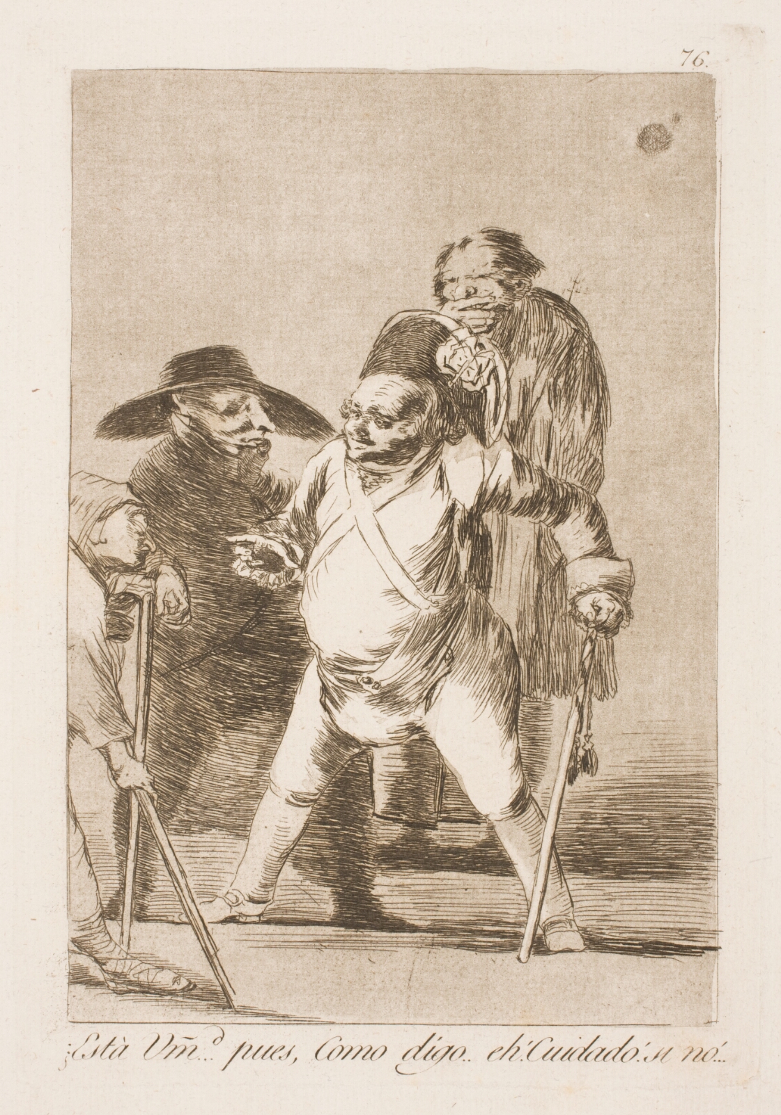 Francisco de Goya, Er de der? Altså jeg sagde...Æh give agt! Eller...