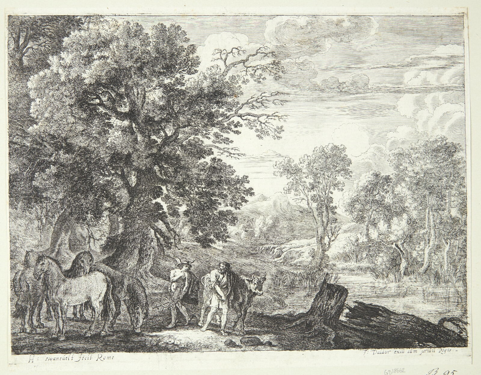 Herman van Swanevelt, Merkur og Battus