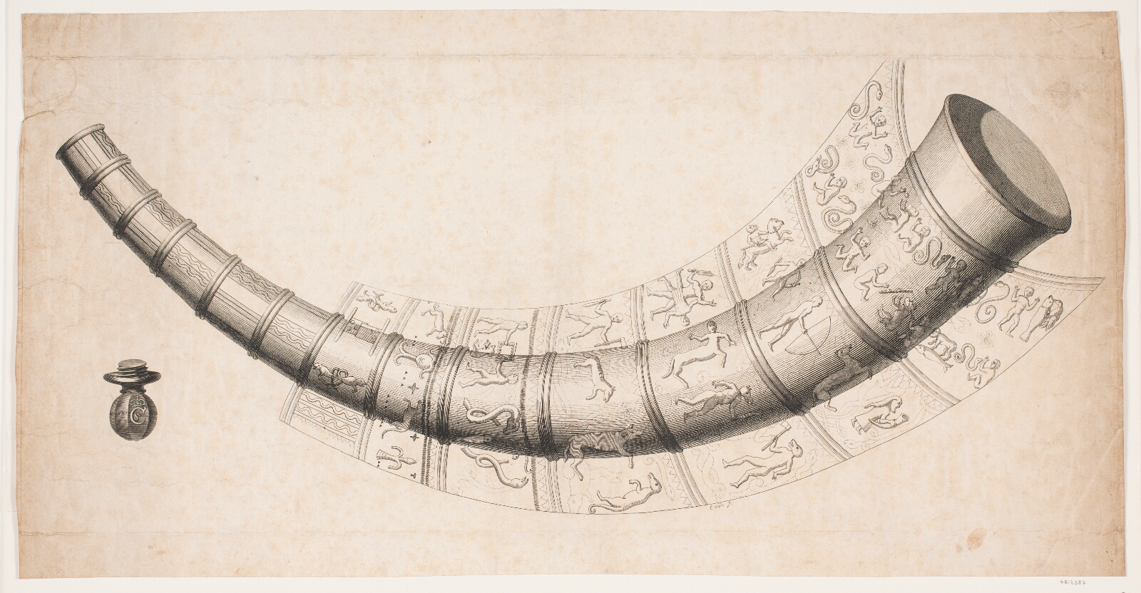 Gerhard Ludvig Lahde, Guldhornene