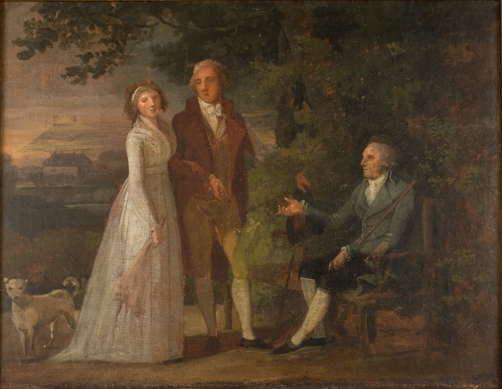 Jens Juel, Det Rybergske familiebillede. Skitse