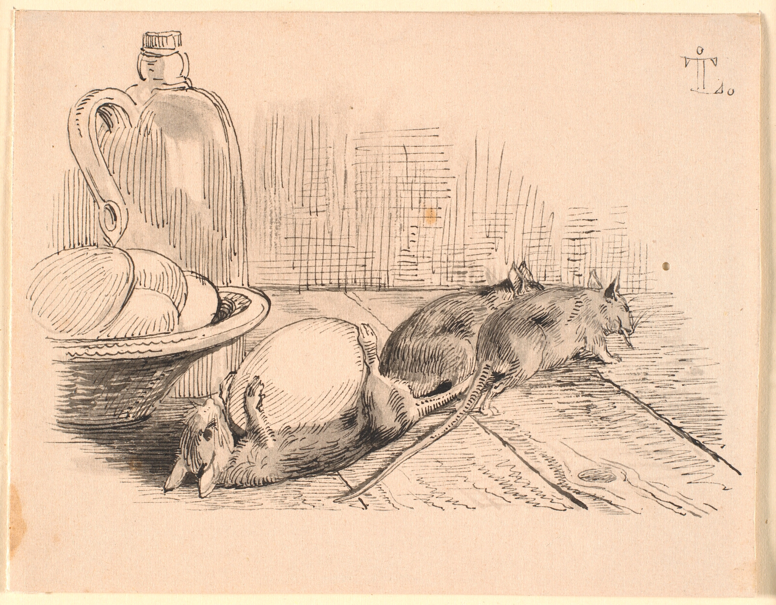 Johan Thomas Lundbye, Rotterne