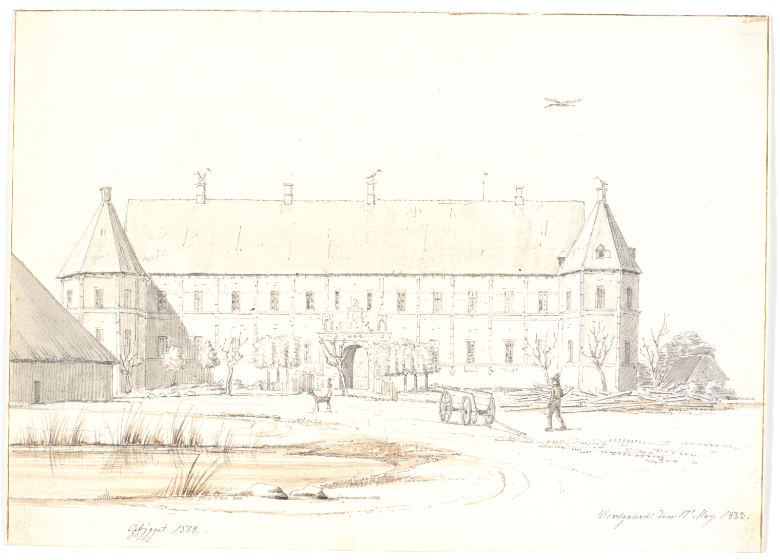 Martinus Rørbye, Herregården Voergaard