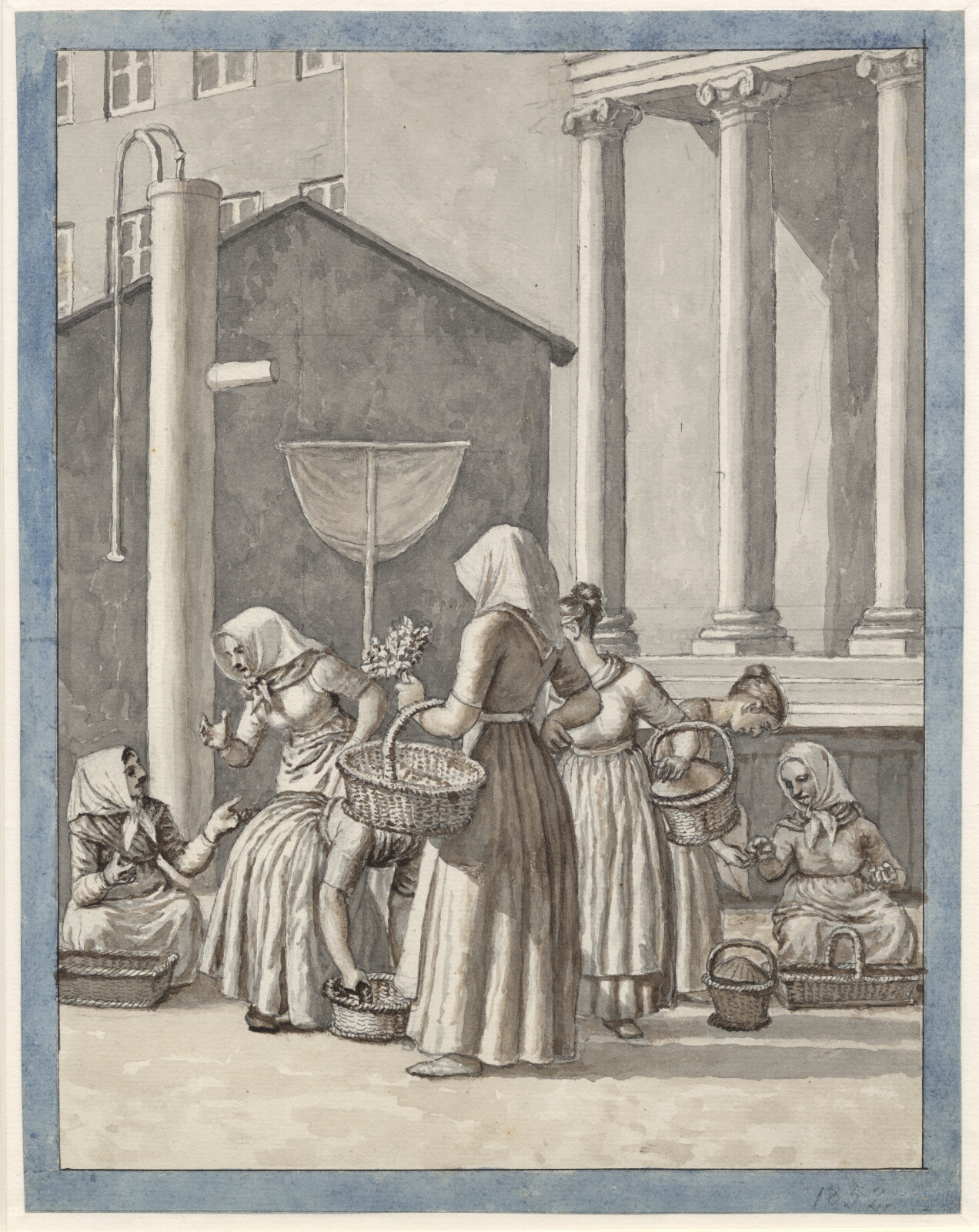 C.W. Eckersberg, Torvekoner i København