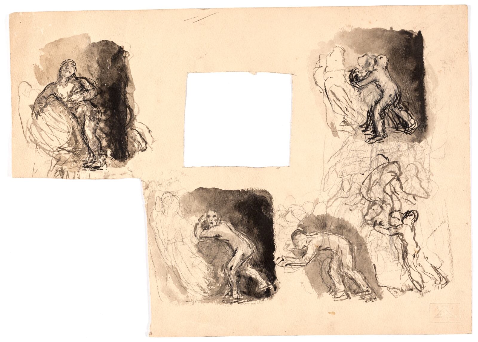 Oluf Hartmann, Studier til "Ixion"