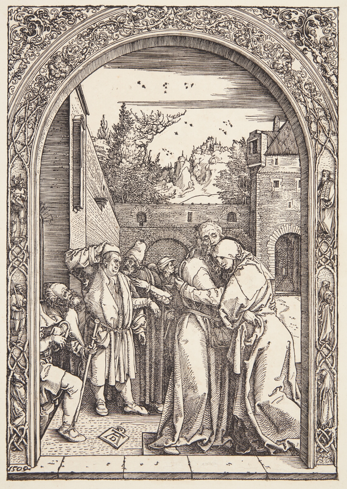 Albrecht Dürer, Joakim og Anna mødes ved Den Gyldne Port