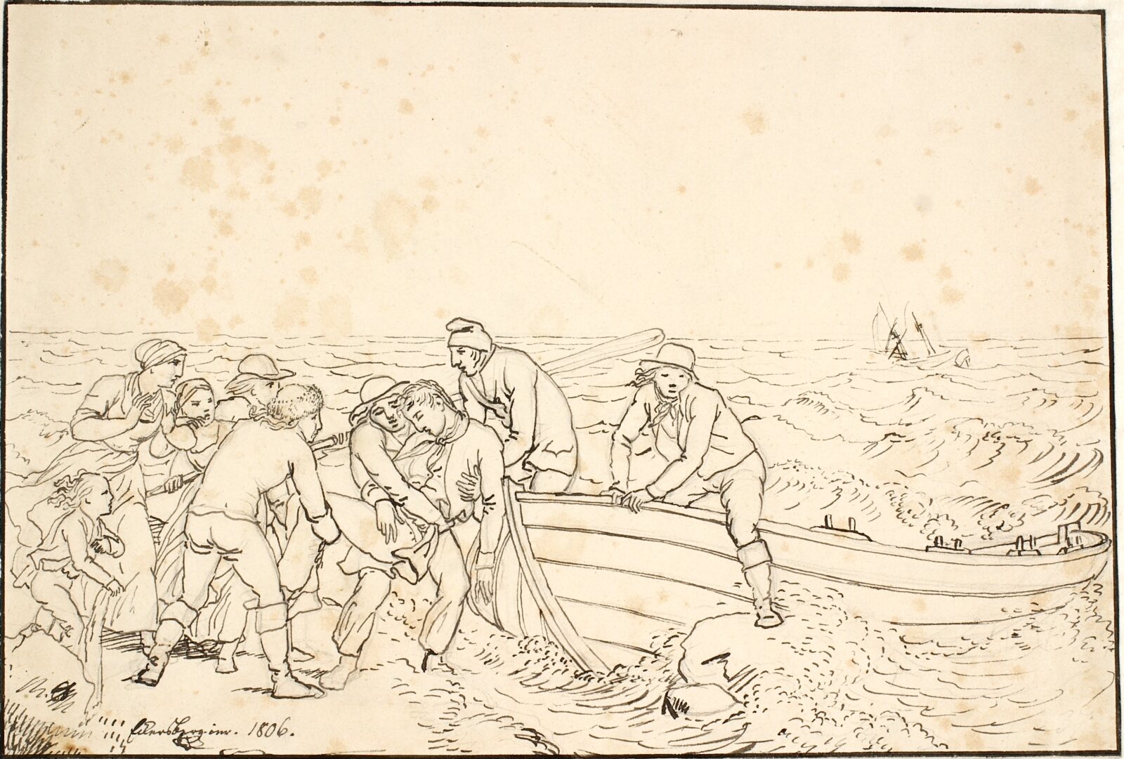 C.W. Eckersberg, Fiskerne fra Hornbæk