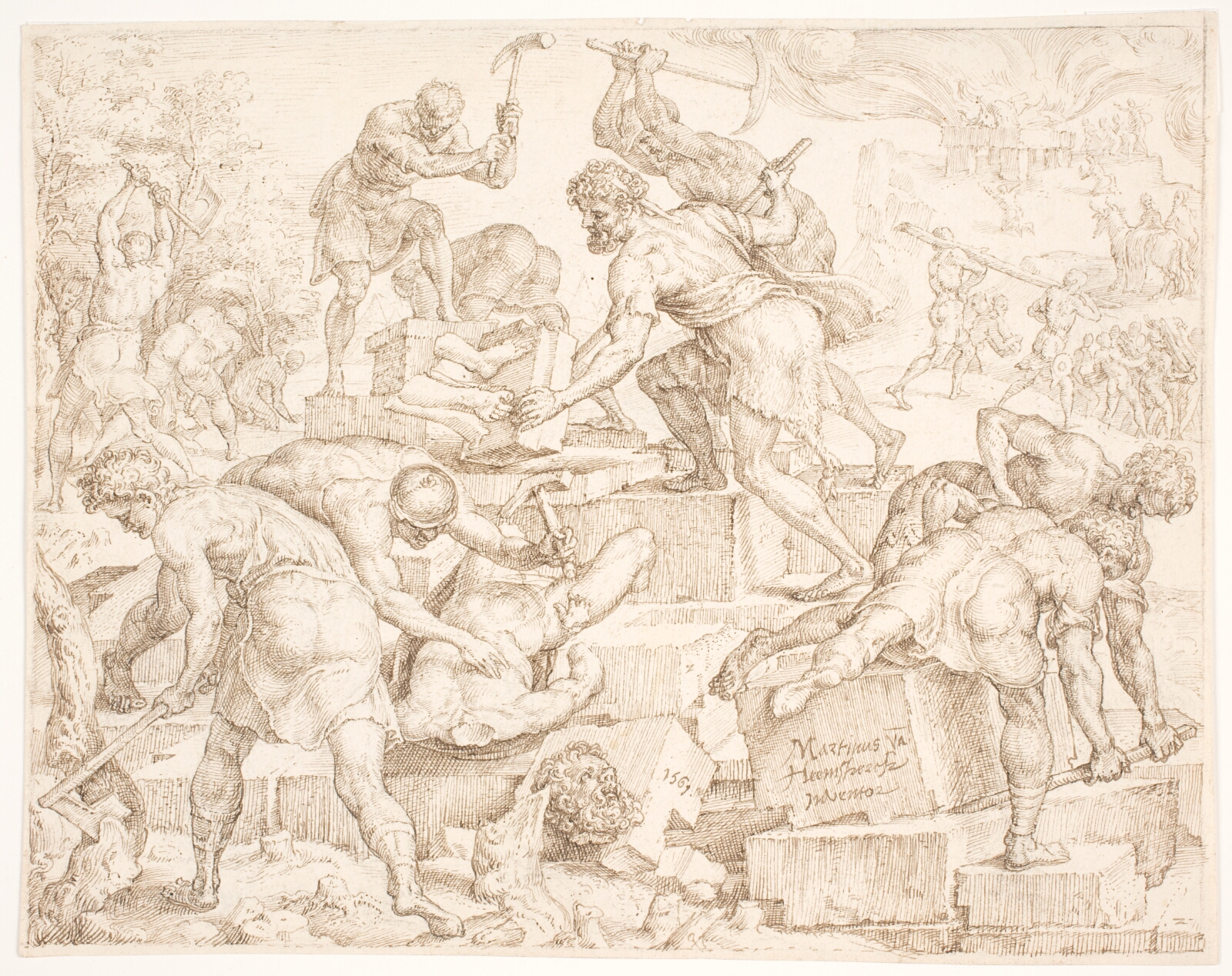 Maarten van Heemskerck, Gideon nedbryder Baalsalteret