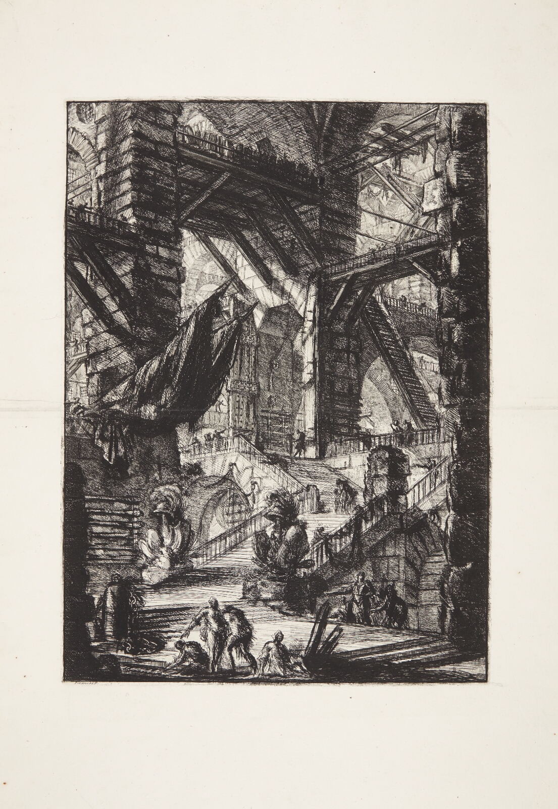 Giovanni Battista Piranesi, Trappen med trofæerne