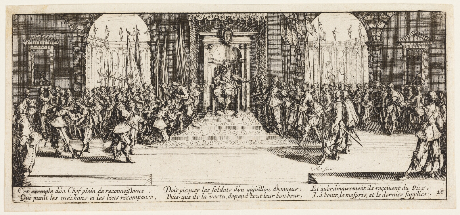 Jacques Callot, Belønninger uddeles af kongen