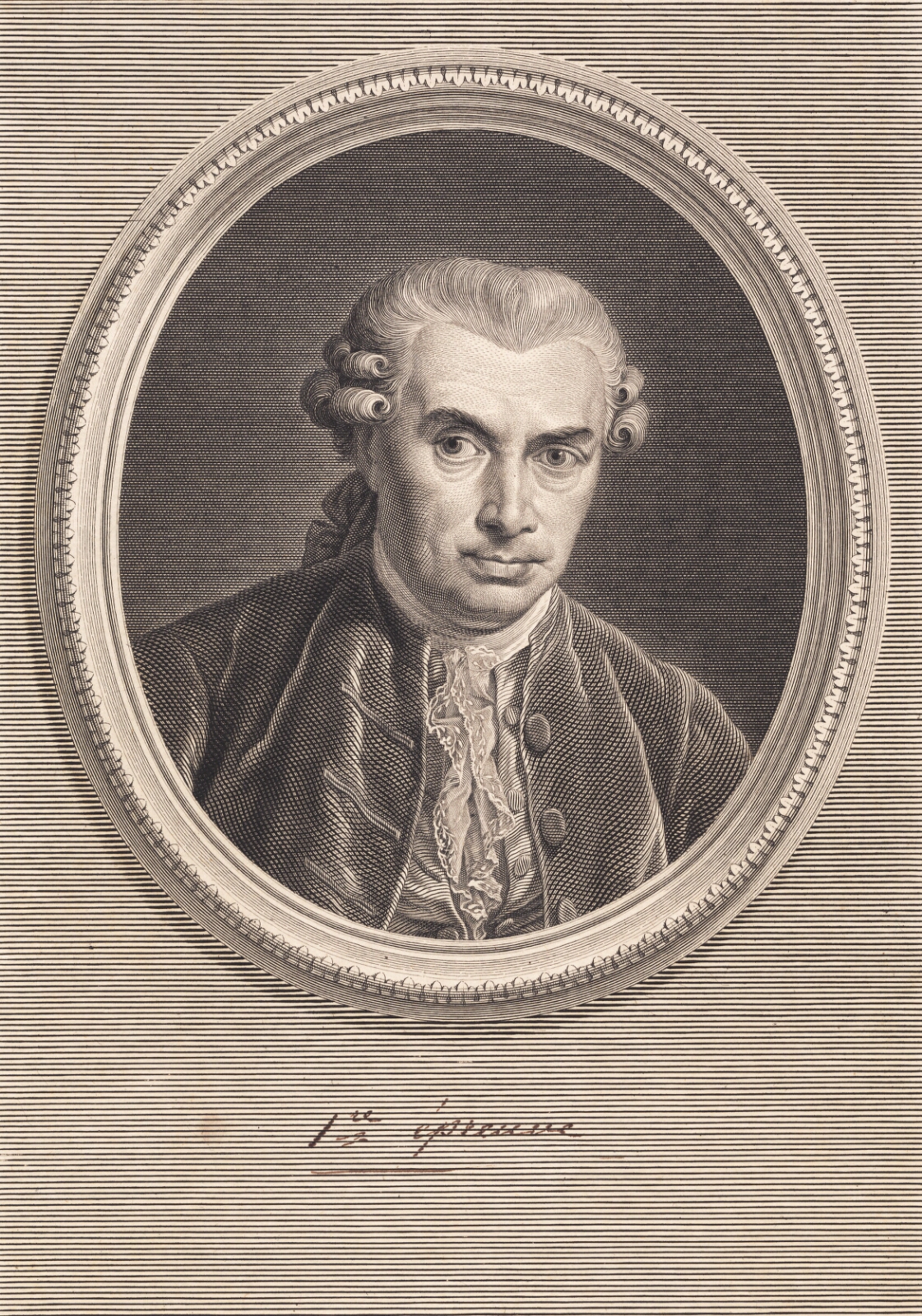 J.F. Clemens, Portræt af læge Johan von Berger