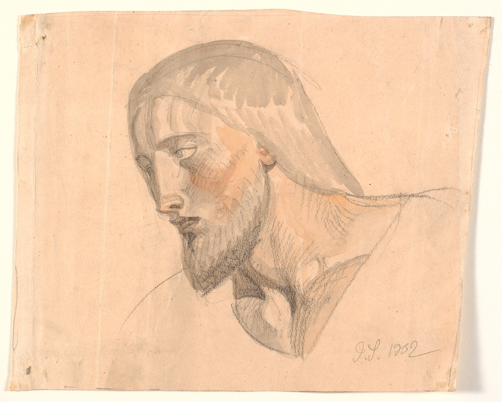 Joakim Skovgaard, Studie af hoved