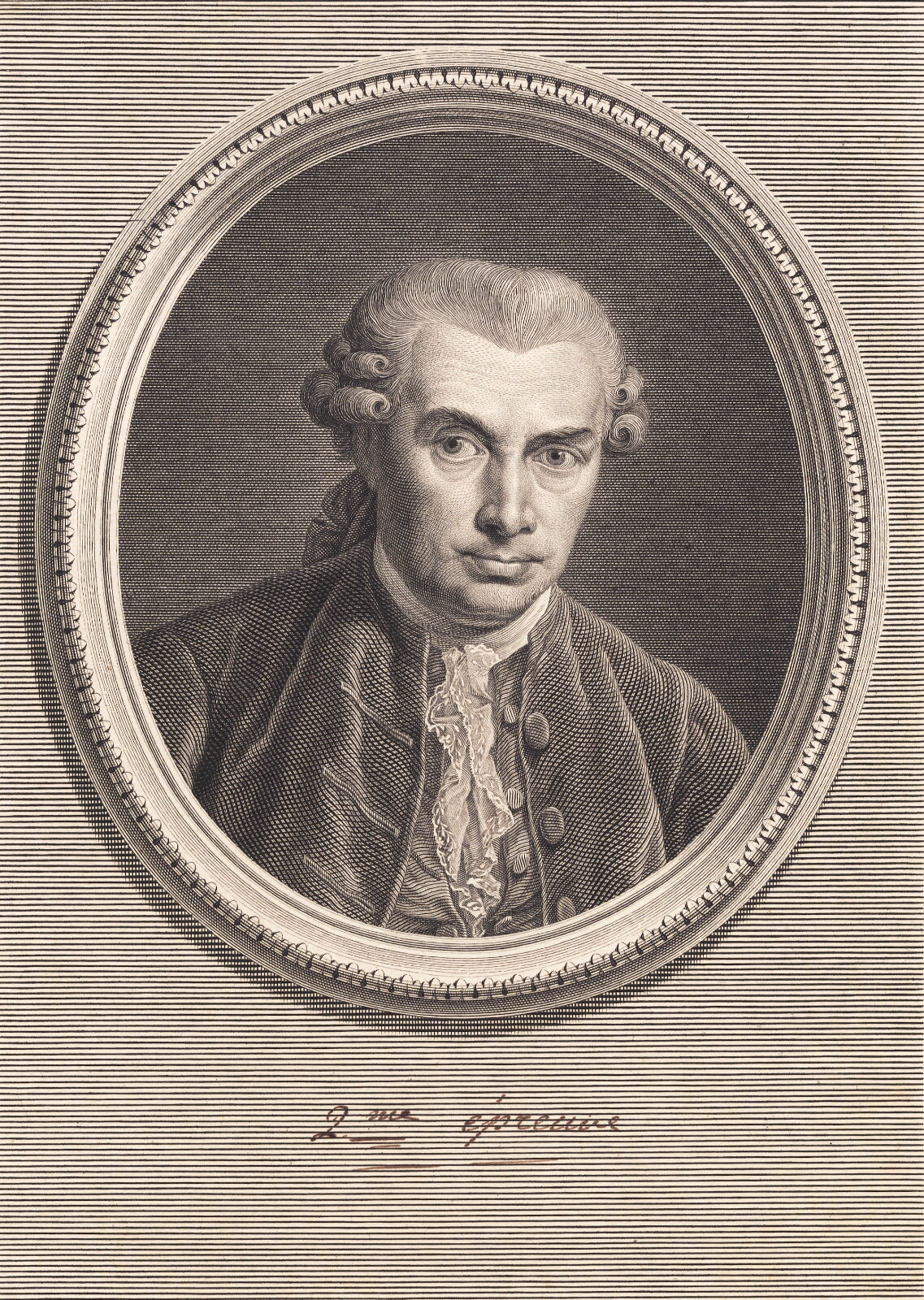 J.F. Clemens, Portræt af læge Johan von Berger