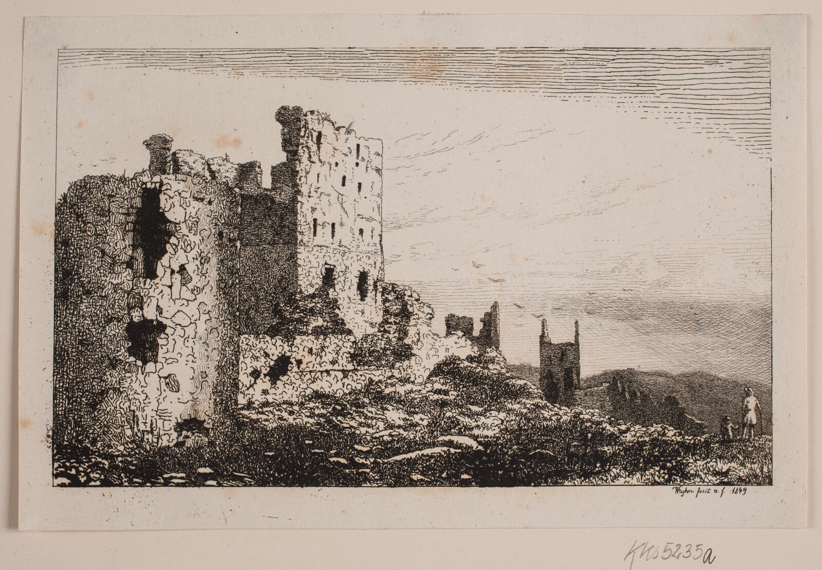 Vilhelm Kyhn, Hammershus på Bornholm