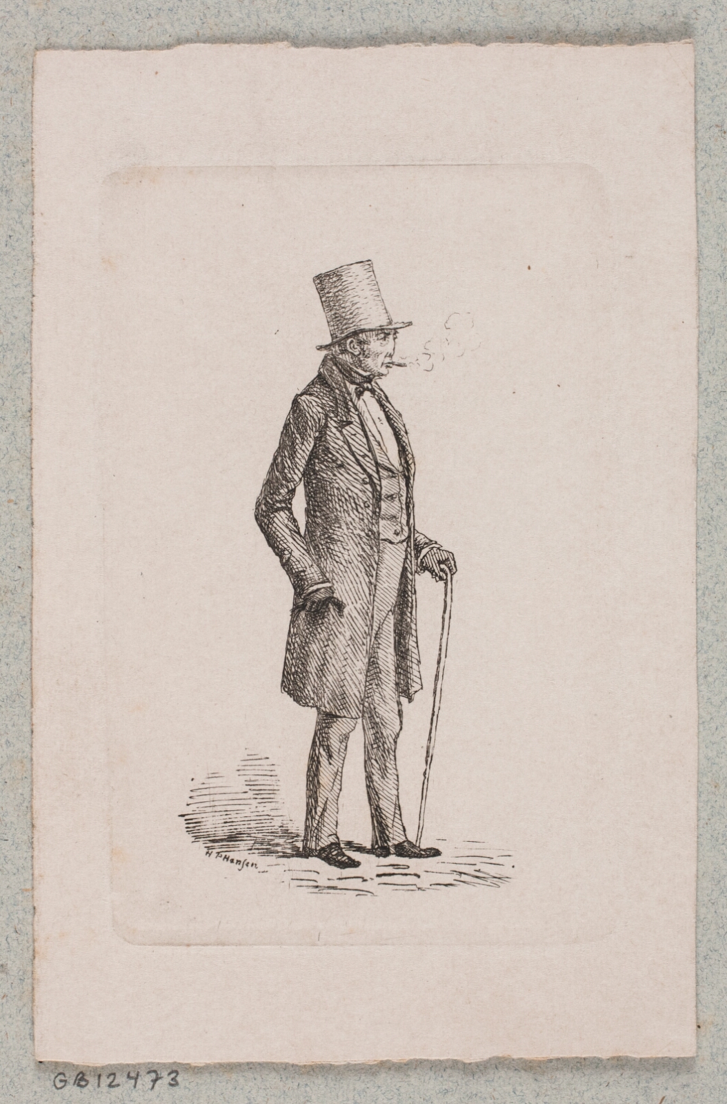 H.P. Hansen, Fuldmægtig Hansen i Kbh's Udskrivningskontor