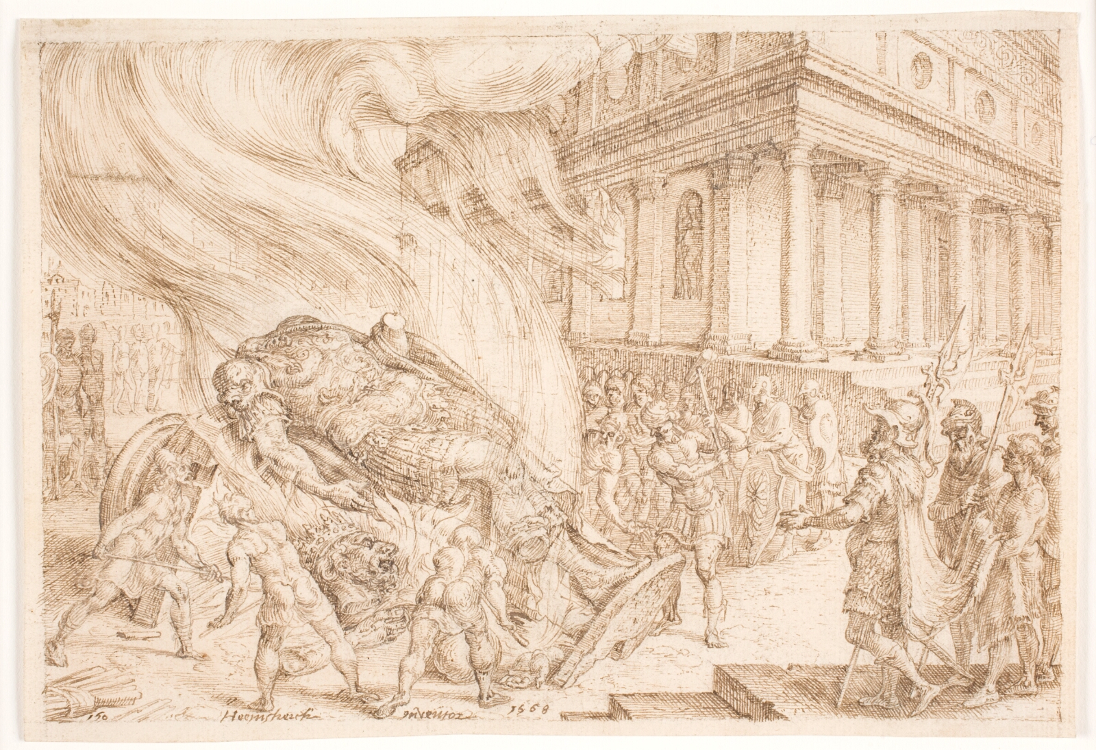 Maarten van Heemskerck, Jehu ødelægger ba'alshuset