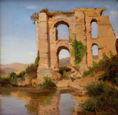 The Ruins of the Aqueduct Aniene Nuovo near Tivoli