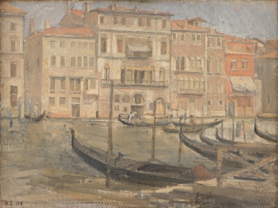 Ved Canal Grande i Venedig