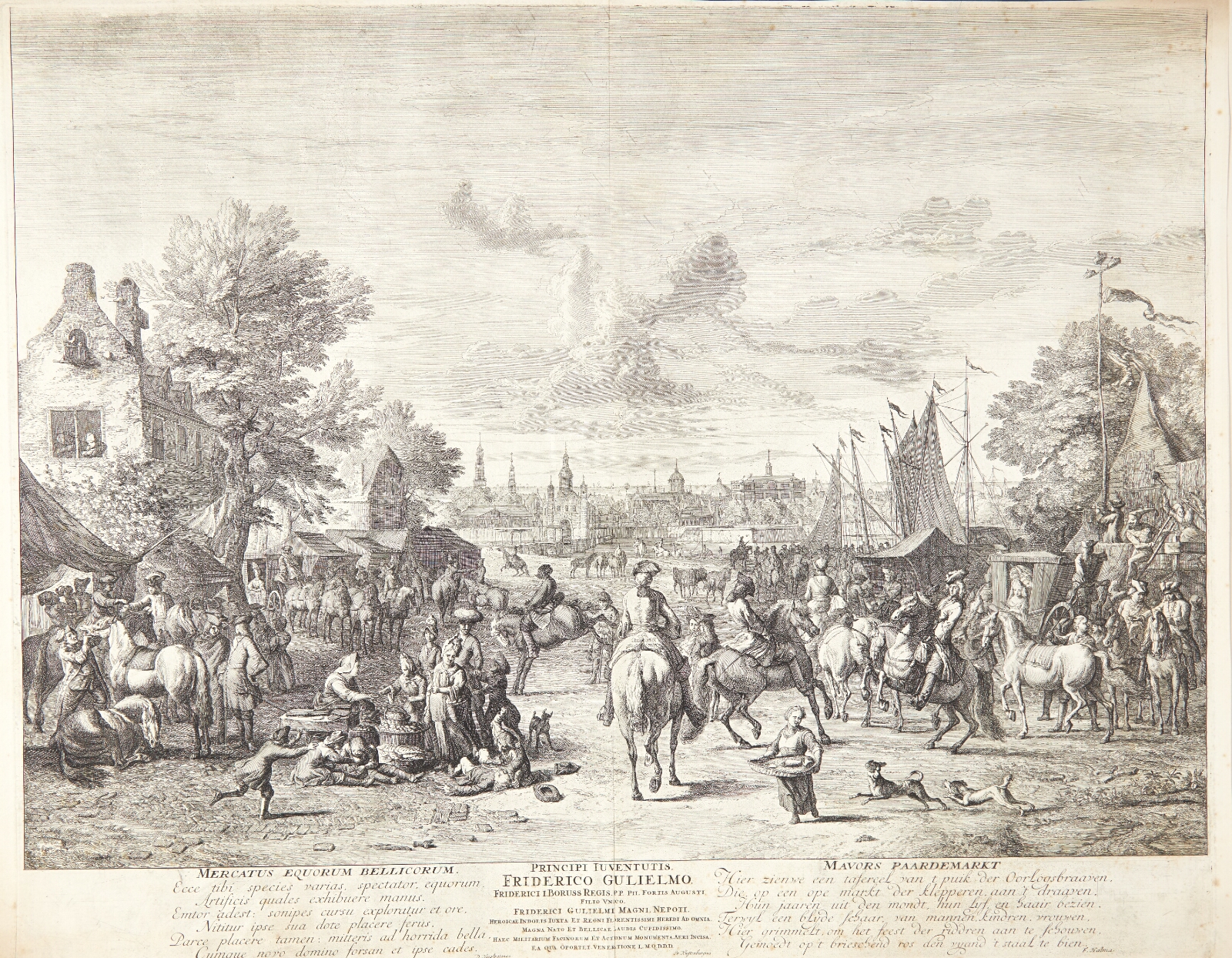Jan van Huchtenburg, Hestemarked