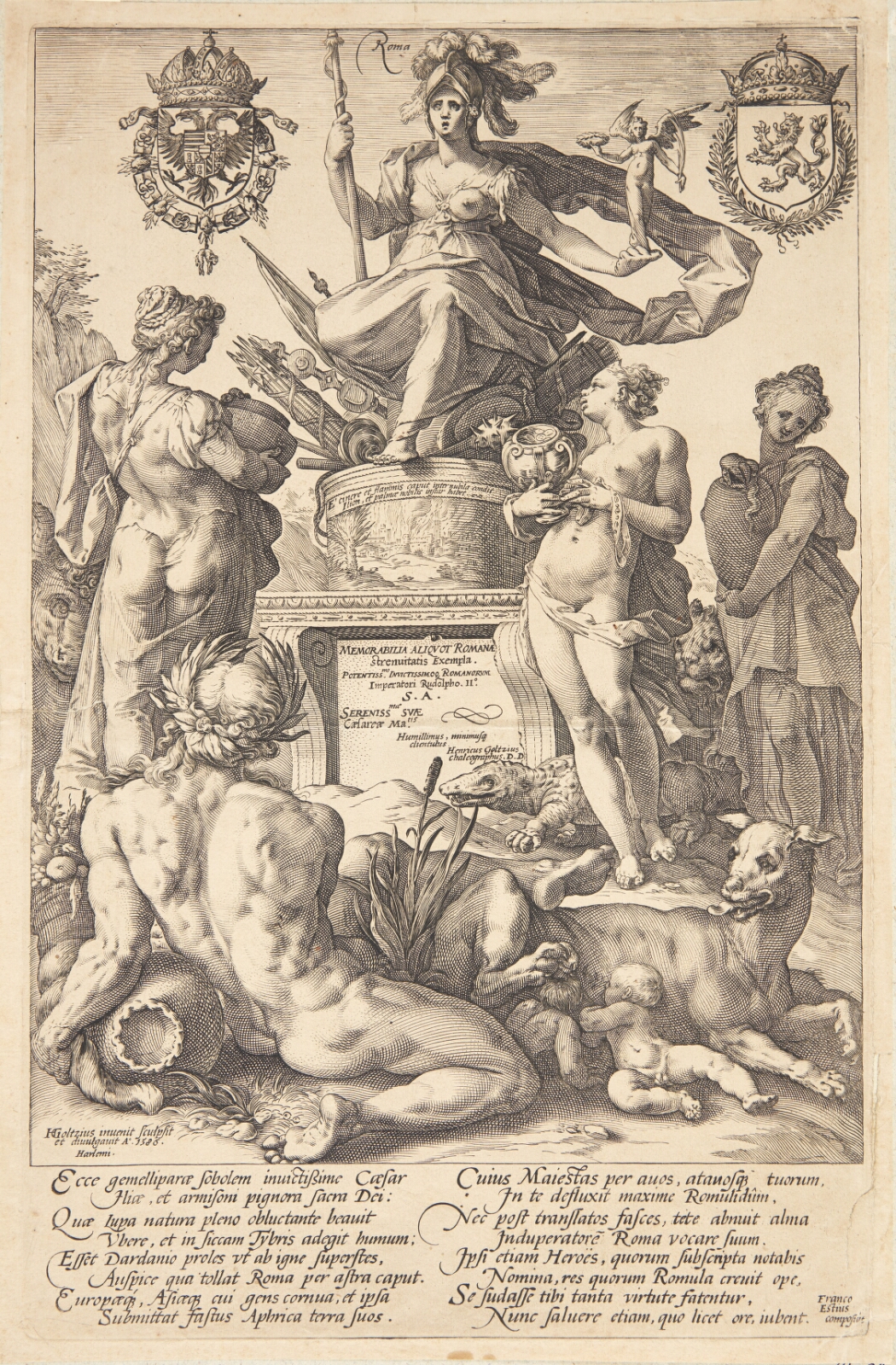 Hendrick Goltzius, Jesus for Rådet