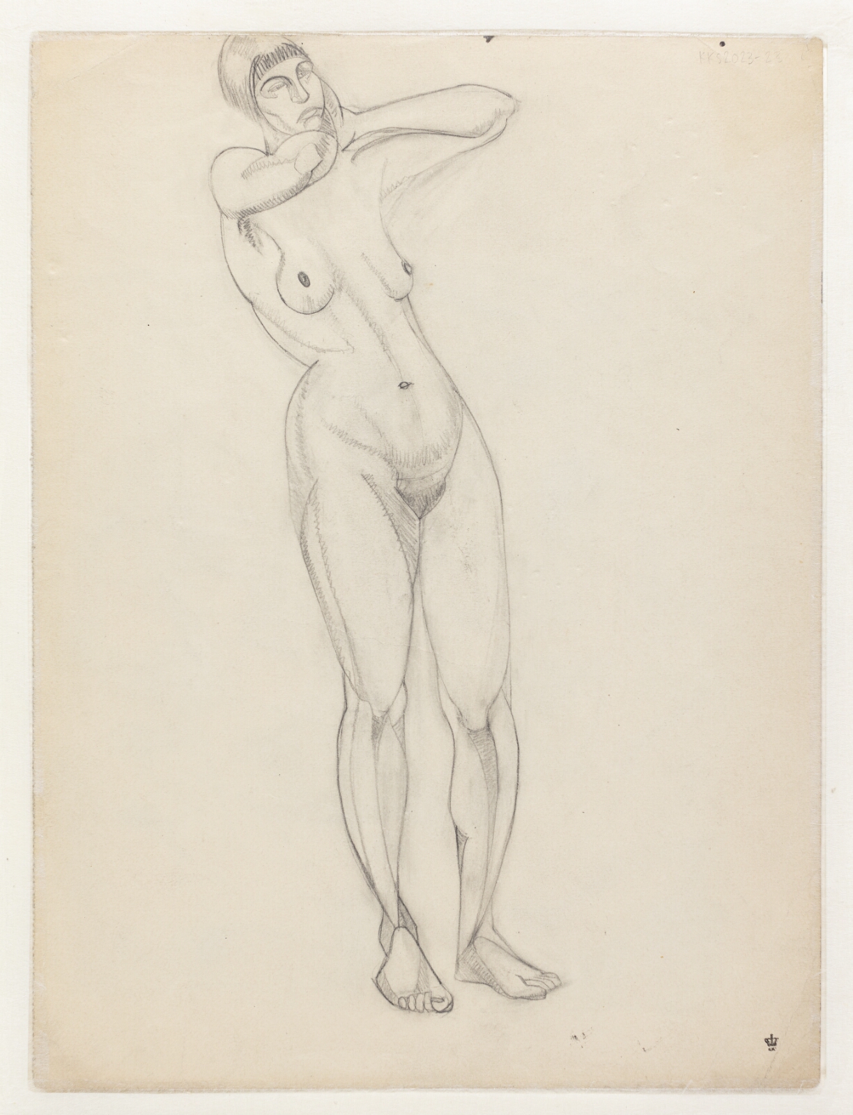 Astrid Holm, Modelstudie