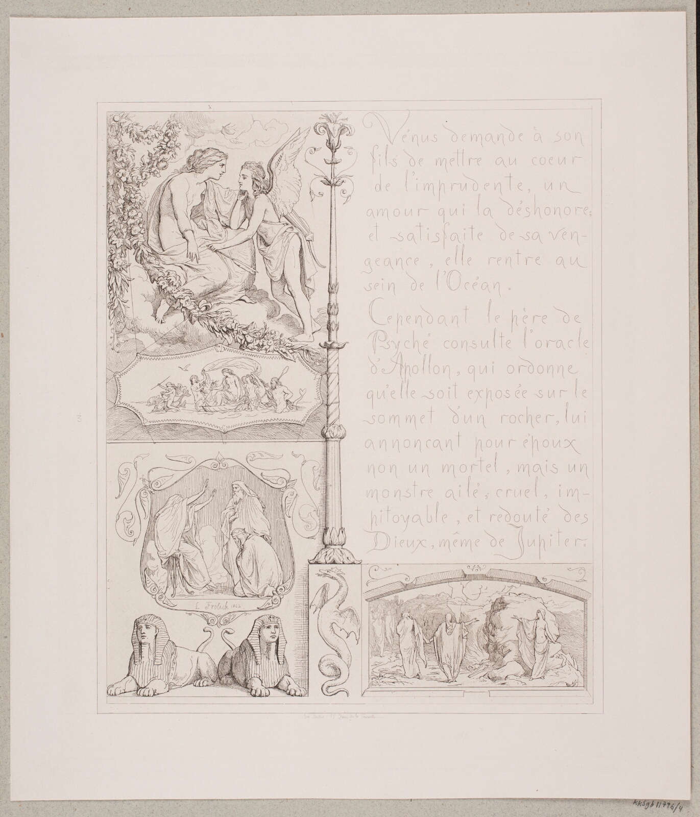 Lorenz Frølich, Illustration nr. 3 til "L`Amour et Psyché"