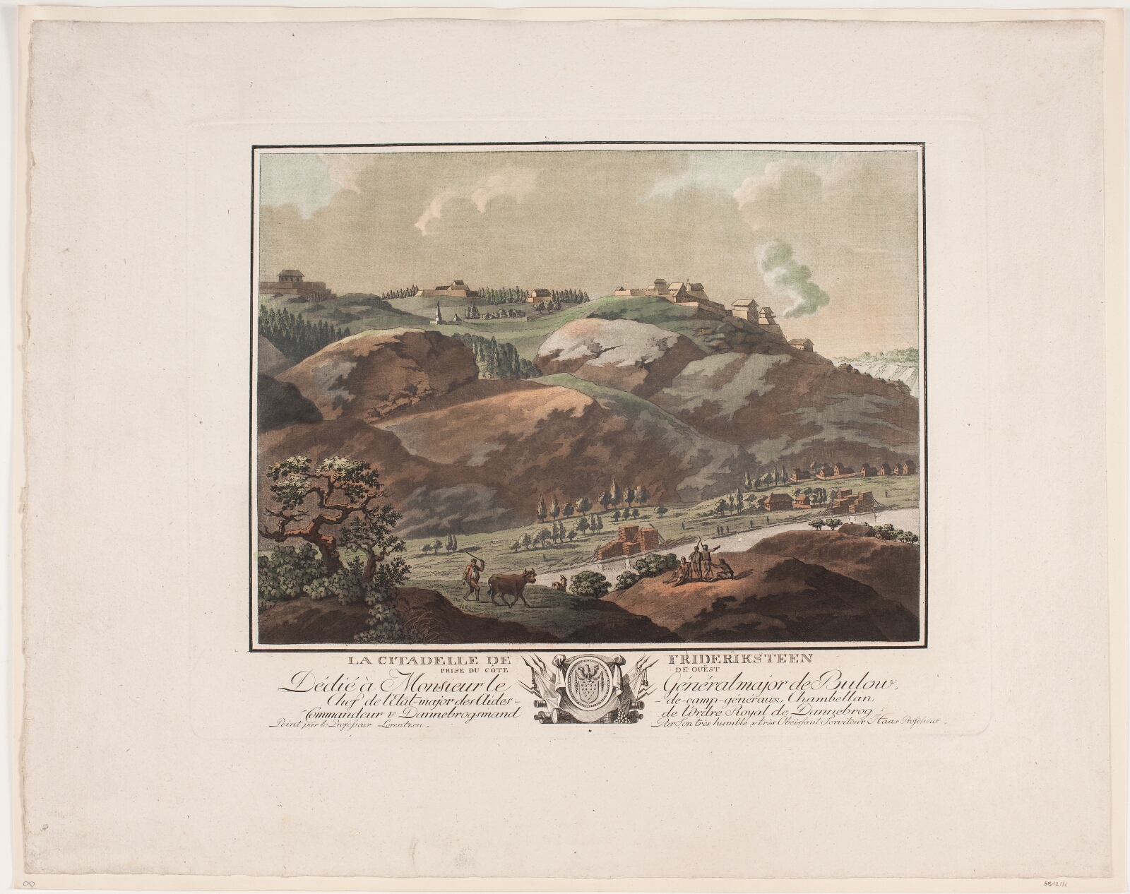 Georg Haas, La citadelle de Frideriksteen