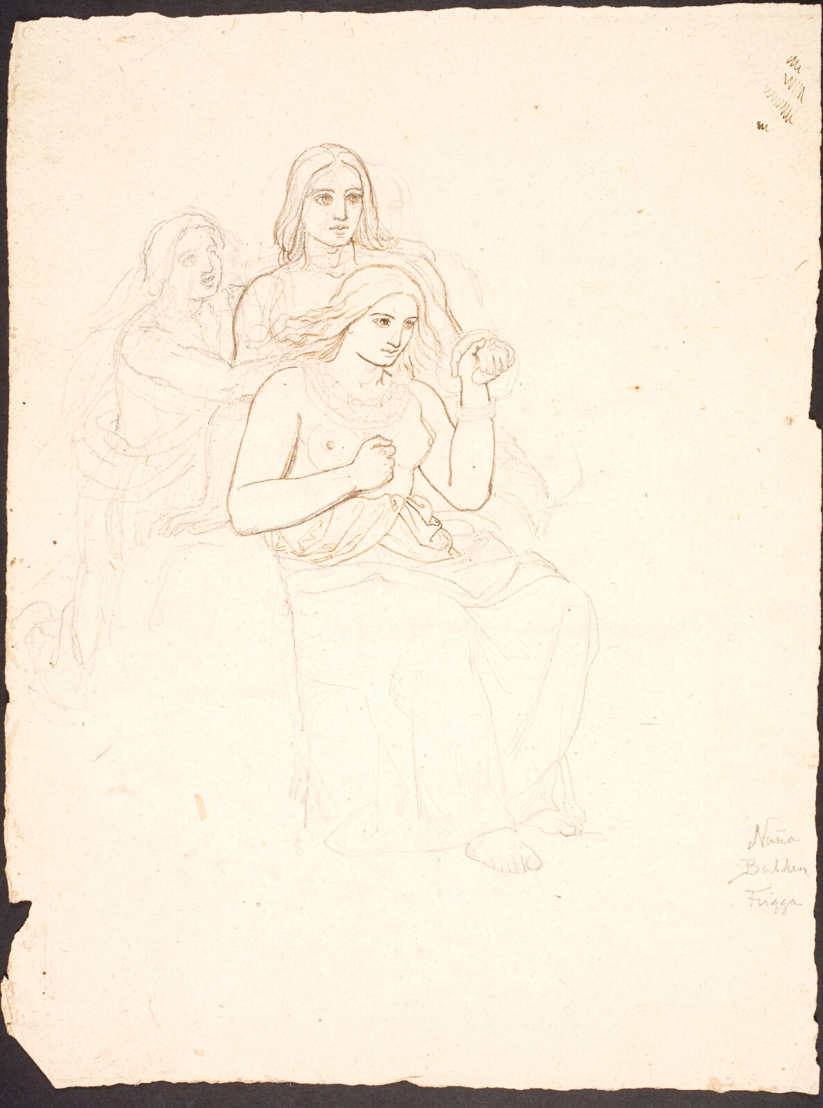 Lorenz Frølich, Nana, Balder og Frigga
