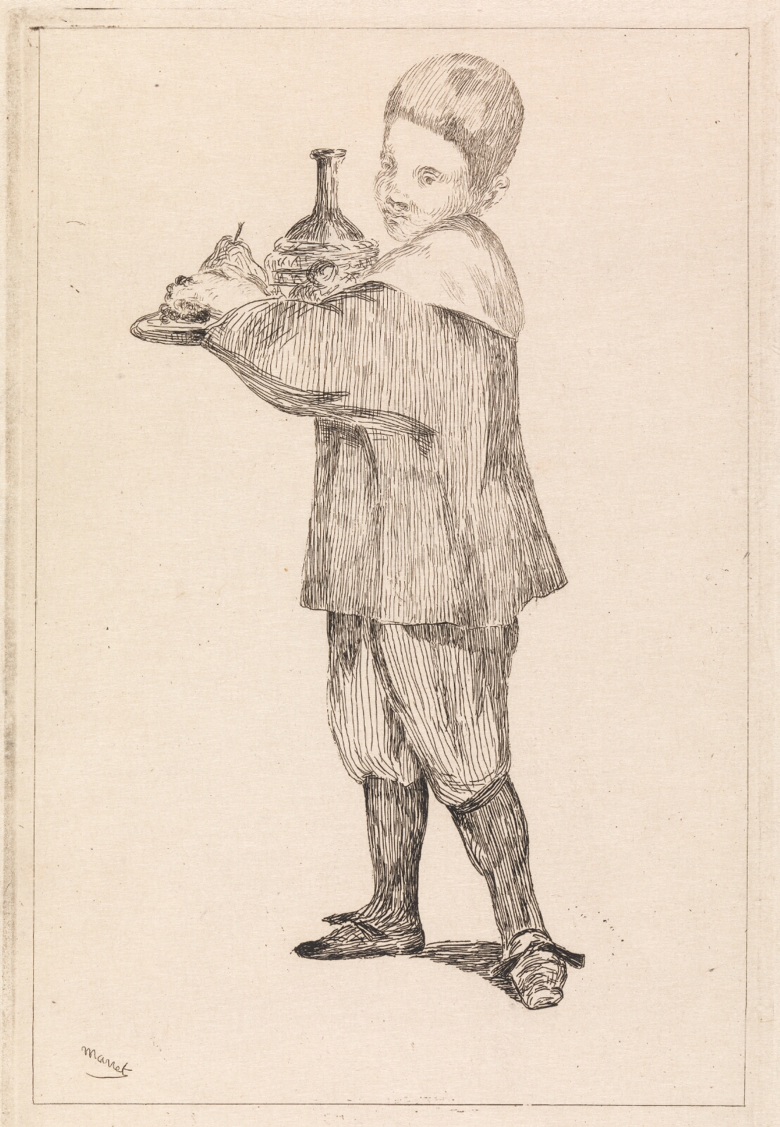 Édouard Manet, L'Enfant portant un plateau