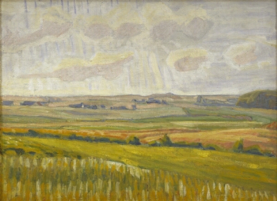 Asminderup bakker mod lyset, Larsen Stevns, Niels, 1924